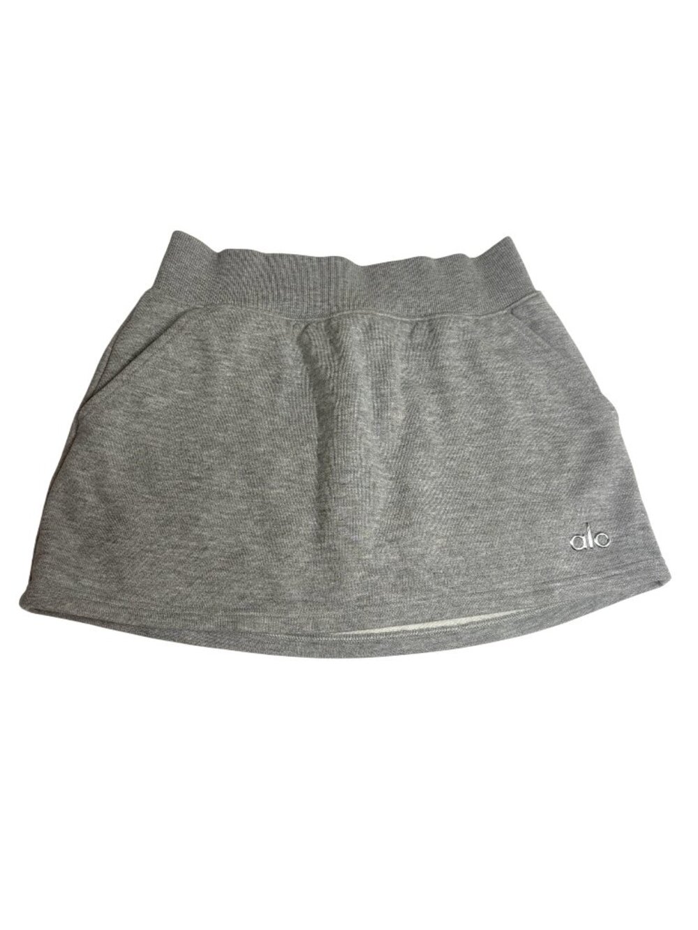 ALO Yoga Accolade Skirt in Athletic Heather Grey